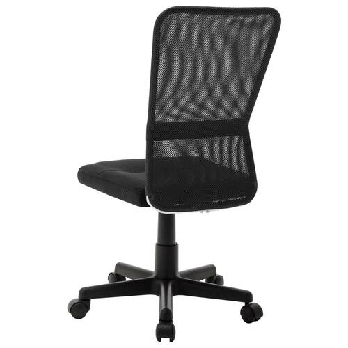 Kontorstol 44x52x100 cm meshstof sort