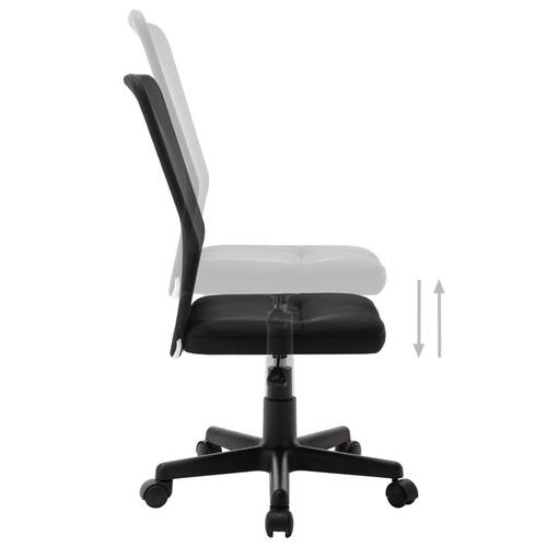 Kontorstol 44x52x100 cm meshstof sort