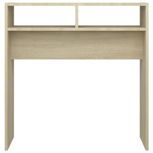 Konsolbord 78x30x80 cm konstrueret træ sonoma-eg