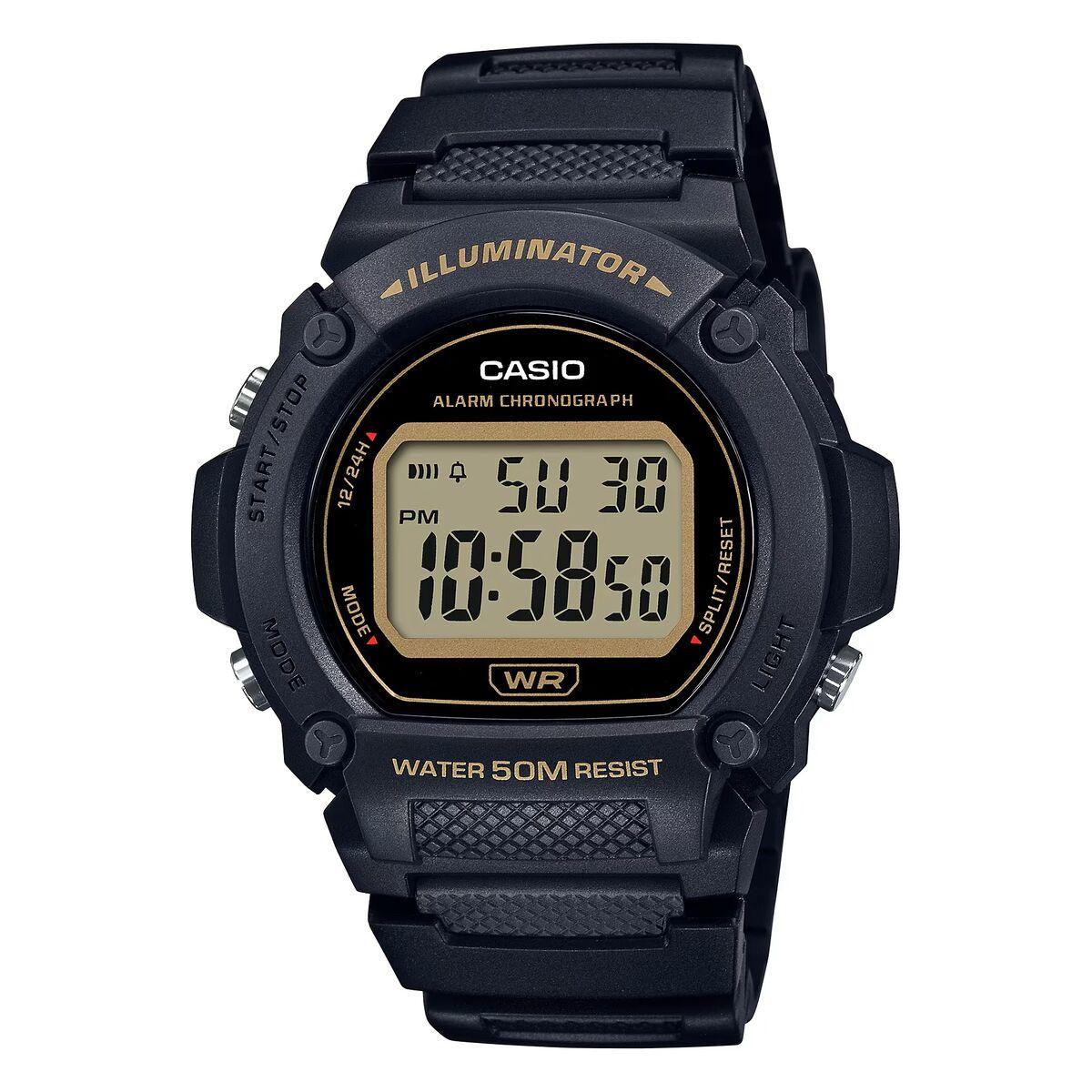 Casio W-219H herreur - Sport, digitalt, 47 mm billede