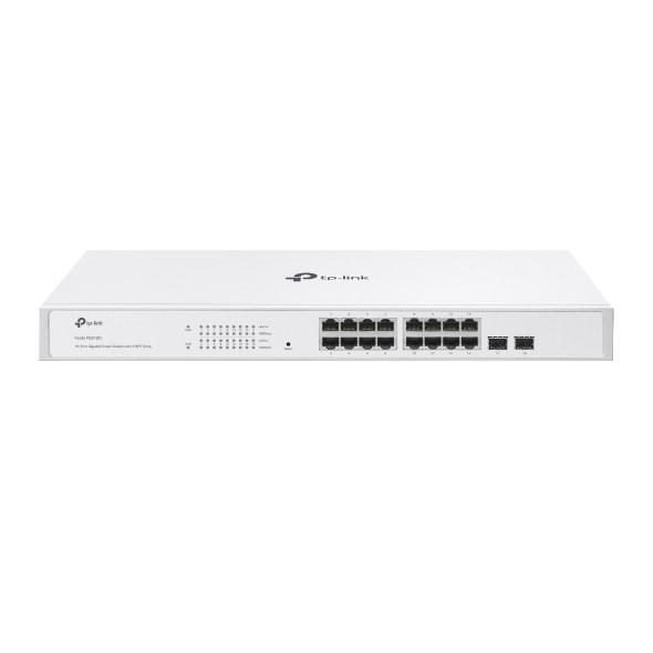 TP-Link Festa FS318G – administreret Gigabit-switch, 16x RJ-45 + 2x SFP, hvid billede