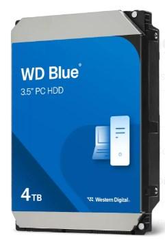 WD Blue 3,5" PC HDD 4 TB - SATA III, 5400 rpm, 128 MB cache