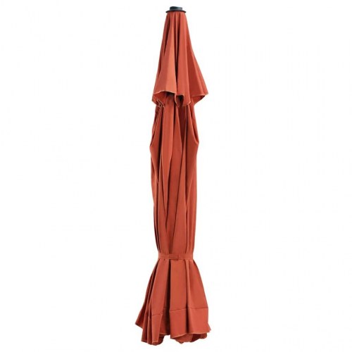 Udskiftningsdug til parasol 500 cm - terracotta