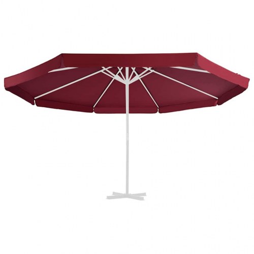 Udskiftningsdug til parasol 515 cm - bordeaux