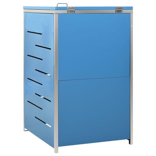 Enkelt skraldespandsskjuler 69x77,5x112,5 cm rustfrit stål