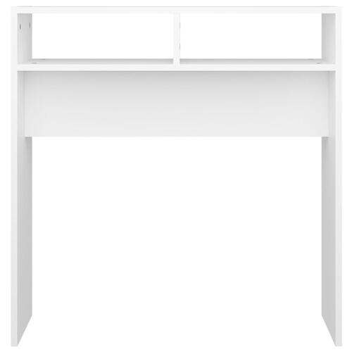 Konsolbord 78x30x80 cm spånplade hvid