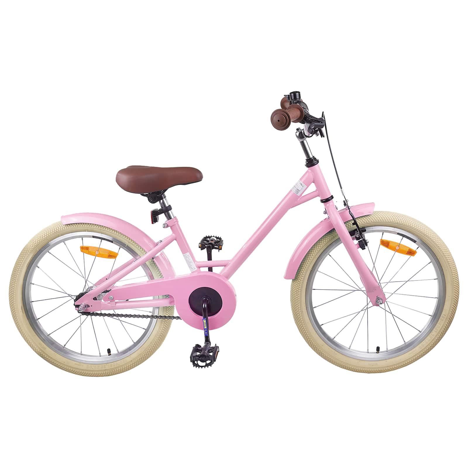 Børnecykel 20 tommer til børn i alderen 6-11 år Lys pink billede
