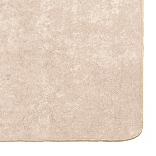 Løber tæppe MARSA - creme 120 × 170 cm, polyester med skridsikker PVC-bagside