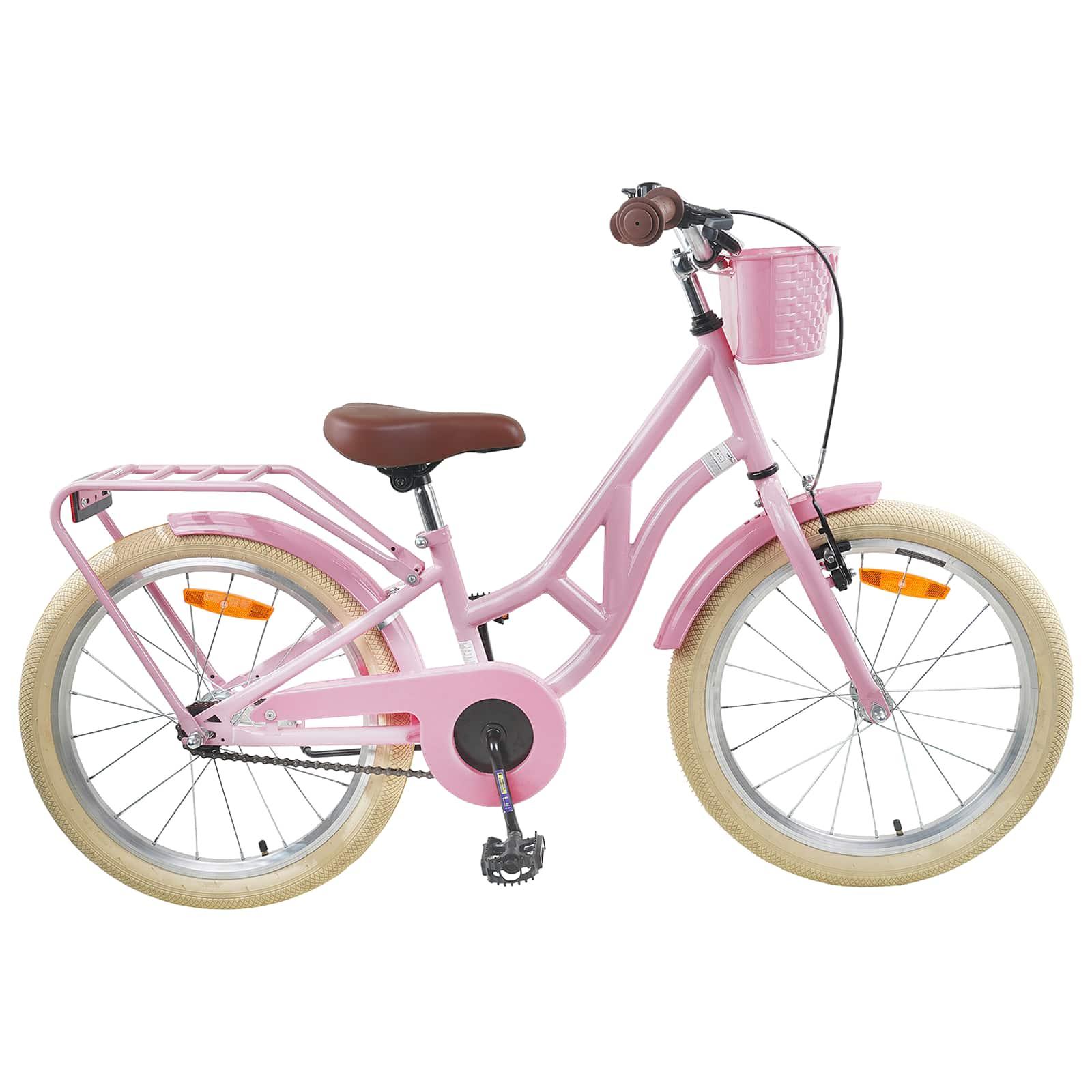 Børnecykel 24 tommer til 8-12 år Lys pink billede