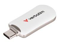 Verbatim Plectra 512 GB USB 3.2 Gen 1 USB‑C USB‑stick - Hvid