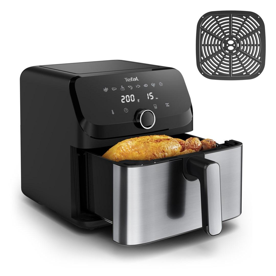 Tefal Easy Fry Mega EY855D10 varmluftfriture - 7,5 l, 2.020 W, sort/rustfrit stål