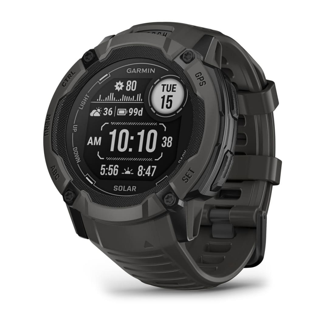Garmin Instinct 2X Solar - 50 mm GPS sportsur, MIP touch, Graphite