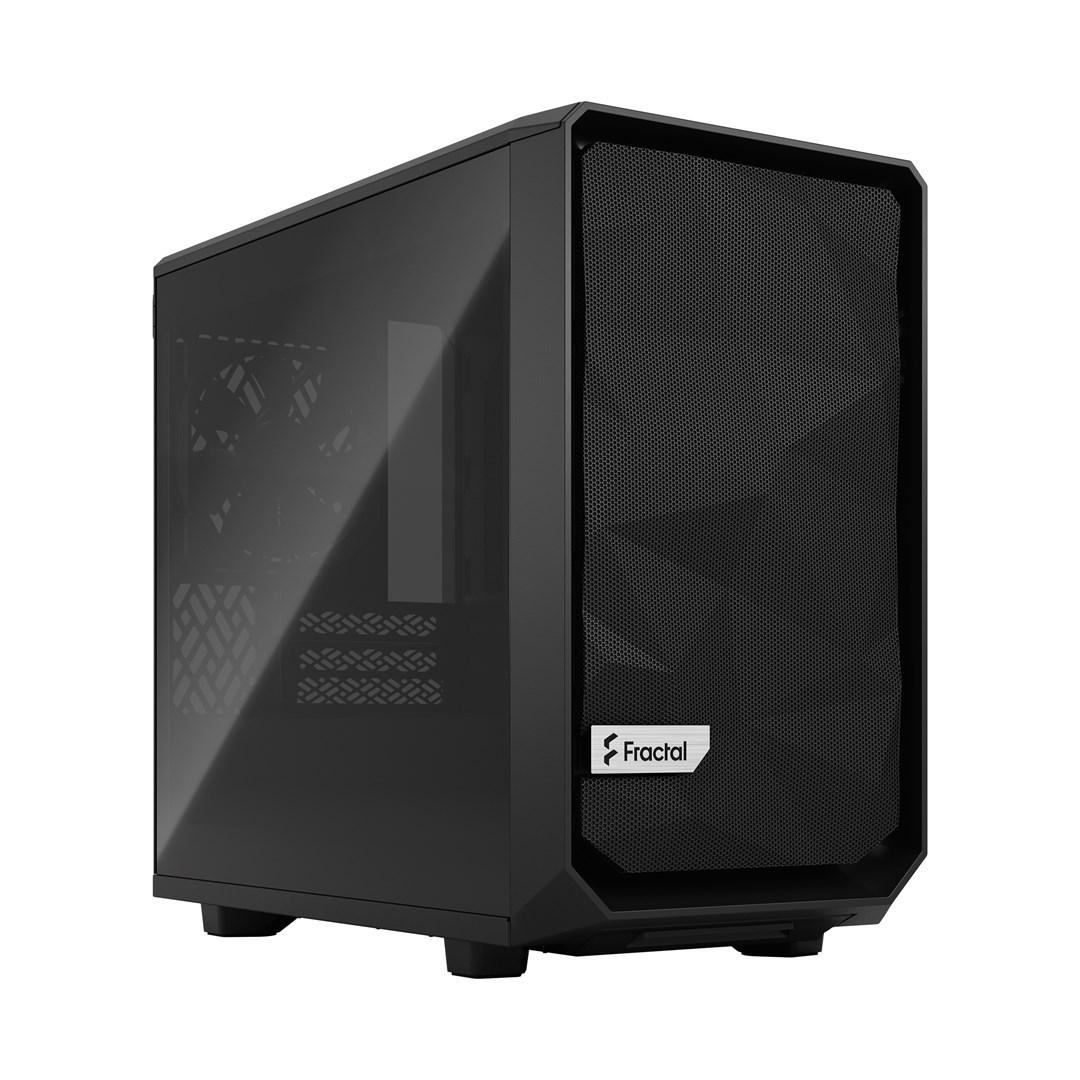 Fractal Design Meshify 2 Nano - sort mini-ITX PC-kabinet med glas