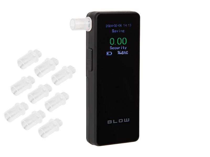 BLOW 9900 alkoholtester - kontaktløs promillemåler med LCD billede