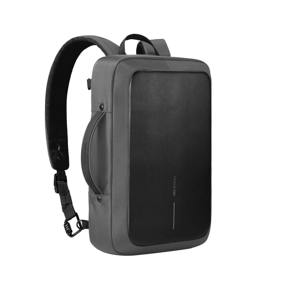 XD Design Bobby Bizz 2.0 tyverisikret rygsæk/briefcase - grå, 14 l billede