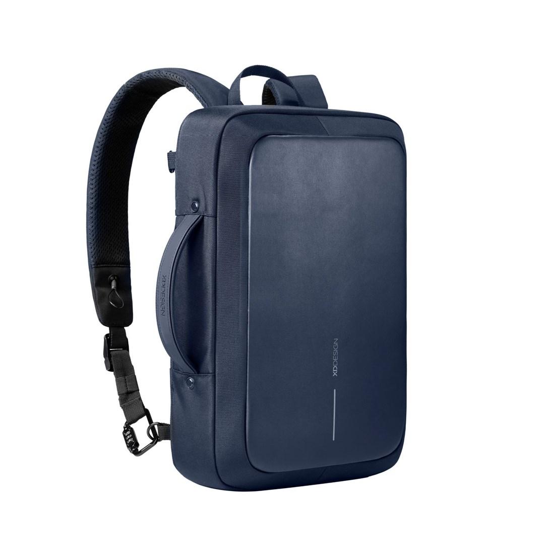 XD Design Bobby Bizz 2.0 anti-tyveri rygsæk/briefcase - navy, 16" billede