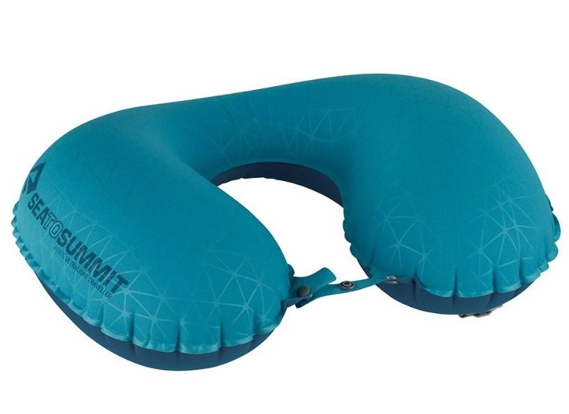 SEA TO SUMMIT Aeros Ultralight Traveller - oppustelig nakkepude, turkis billede