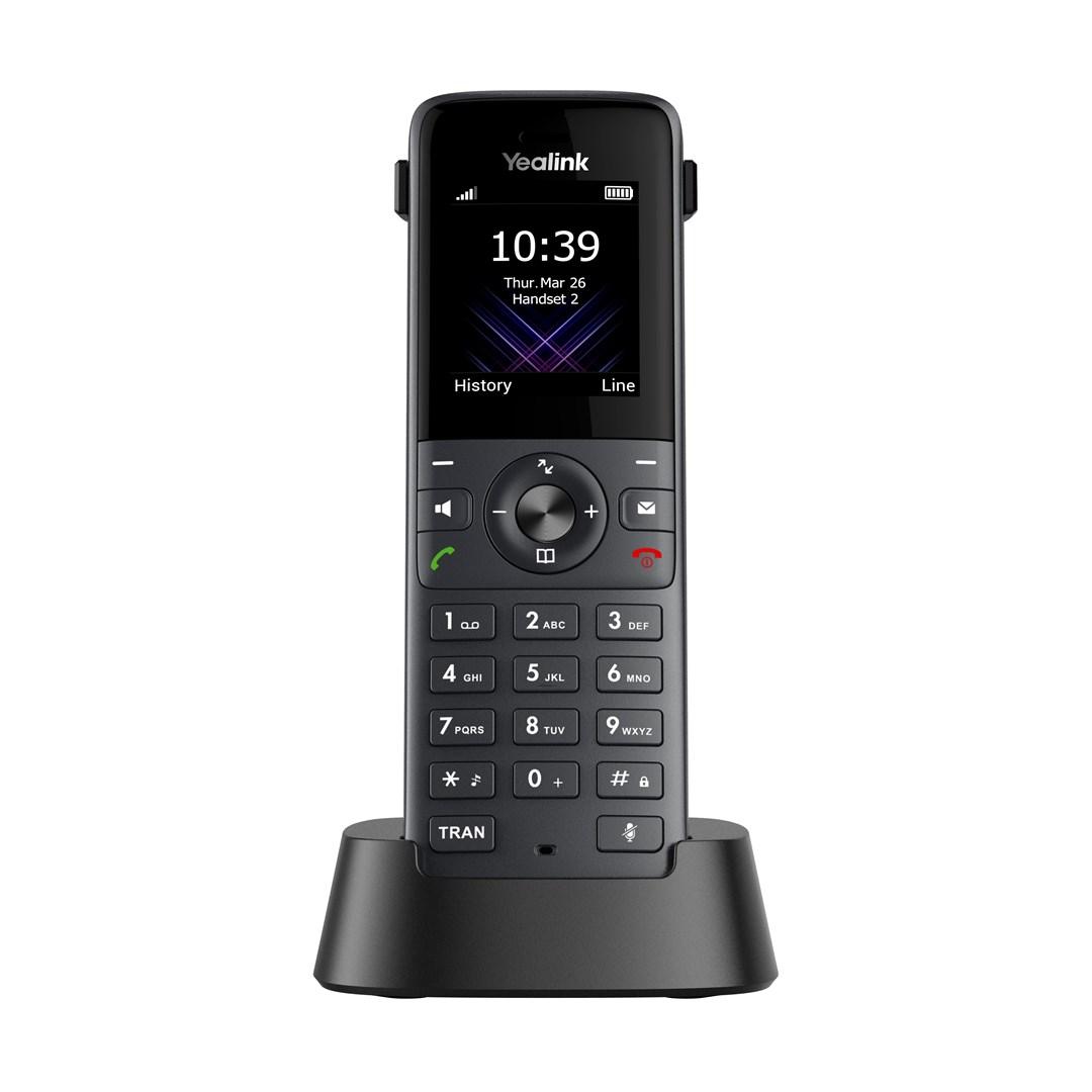 Yealink W74H IP-håndsæt – trådløs VoIP fastnettelefon billede