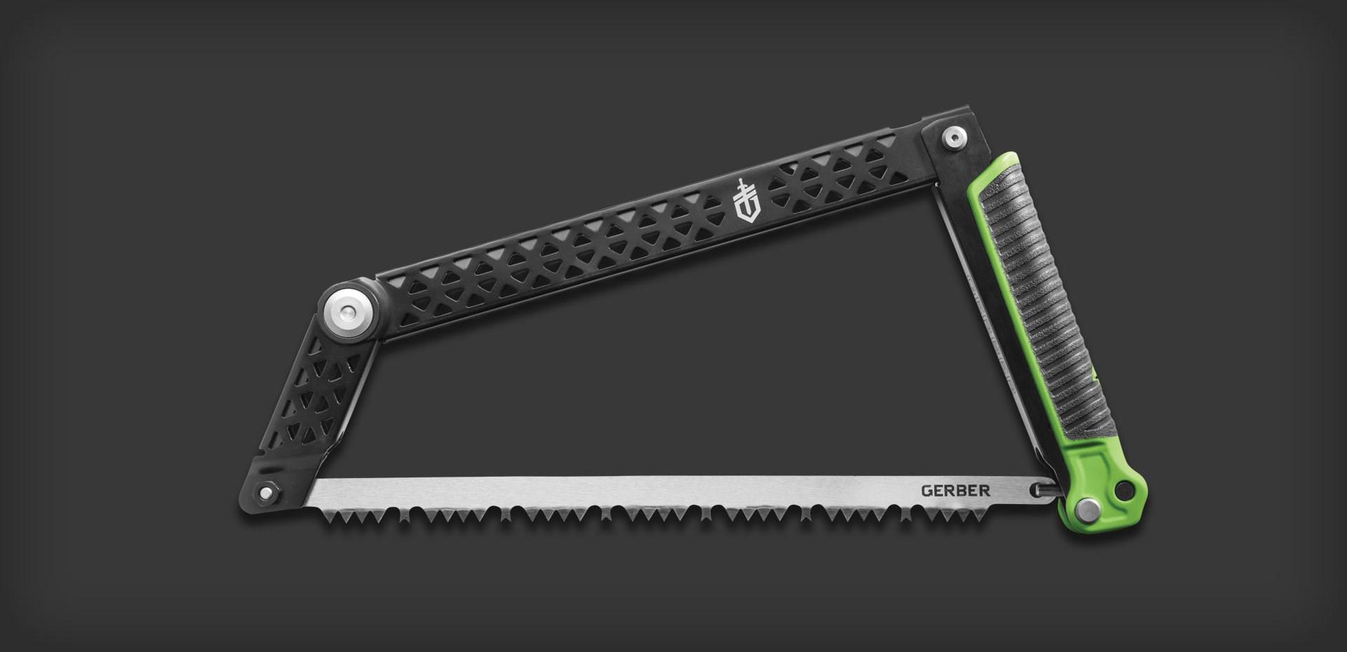 Gerber Foldesav 31-002820 - buesav 30,5 cm, sort/grøn