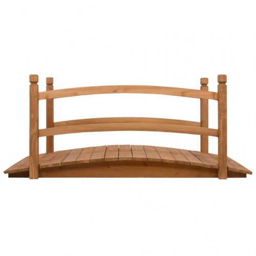 Gangbro til haven 140x60x60 cm massivt fyrretræ