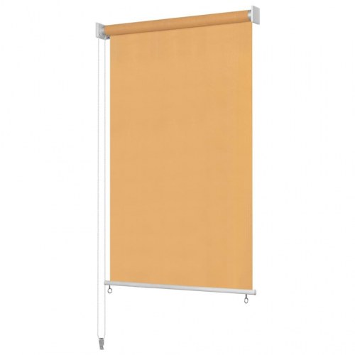Udendørs rullegardin 80×140 cm - beige HDPE