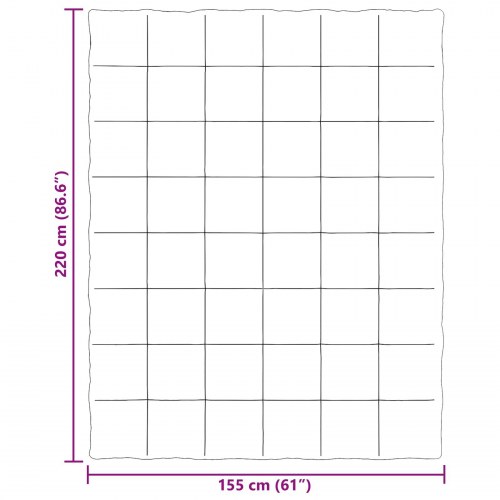 Sommer dyne Quilting Creme 155 x 220 cm Mikrofiber
