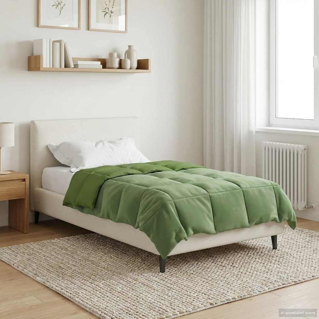 Sommer dyne Quilting Grøn 155 x 200 cm Mikrofiber billede