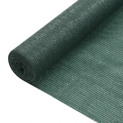 Privatlivsnet/afskærmning 3,6 × 25 m - grøn HDPE 75 g/m²