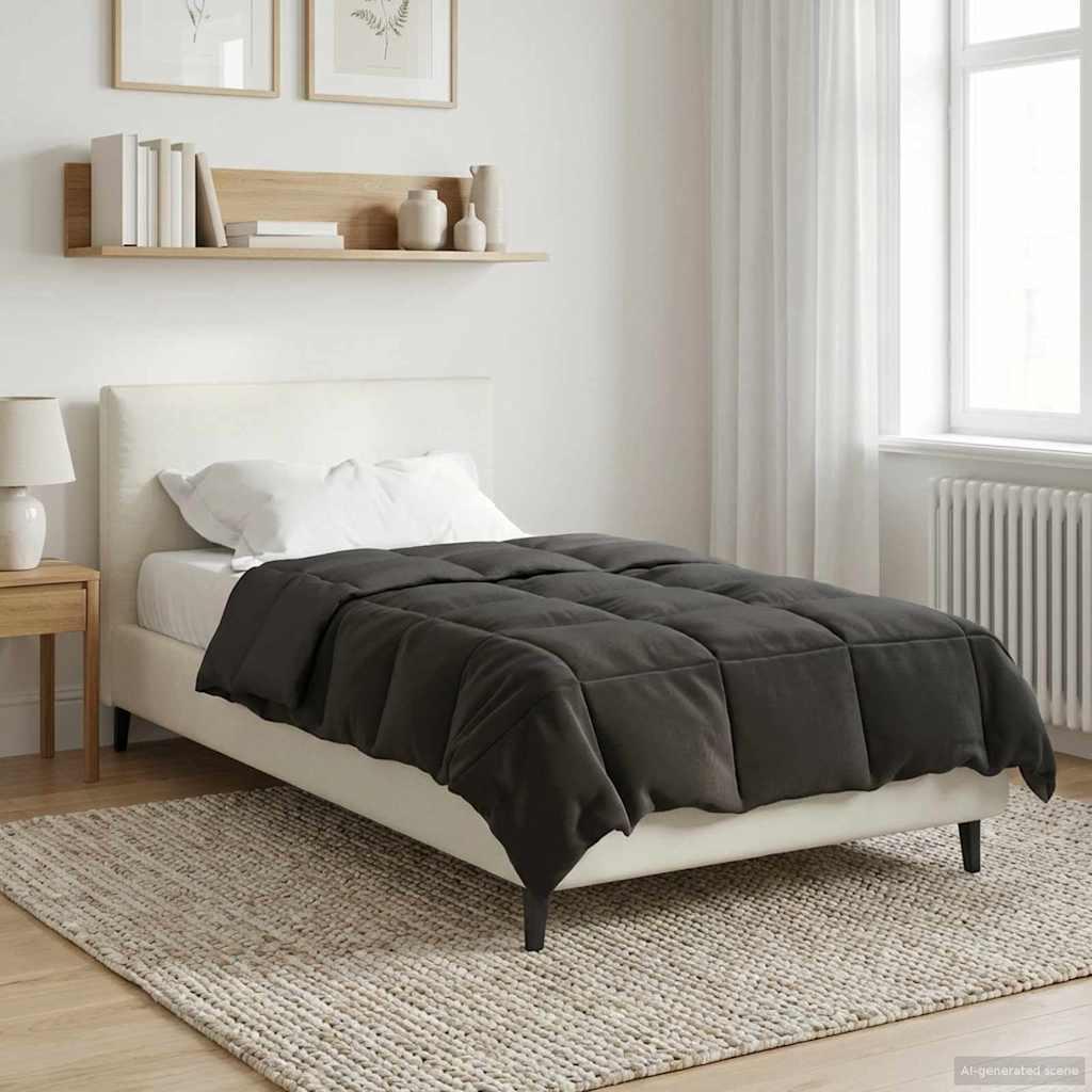 Sommer dyne Quilting Antracit 135 x 200 cm Mikrofiber billede