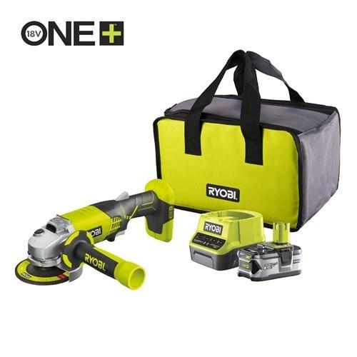 RYOBI One+ 18 V vinkelsliber – batteridrevet slibemaskine billede