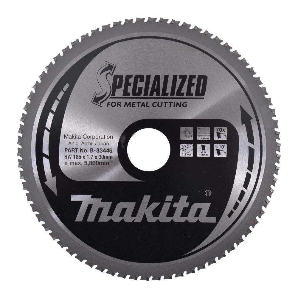 Makita Specialized rundsavklinge 185 mm - metal, 70 tænder billede
