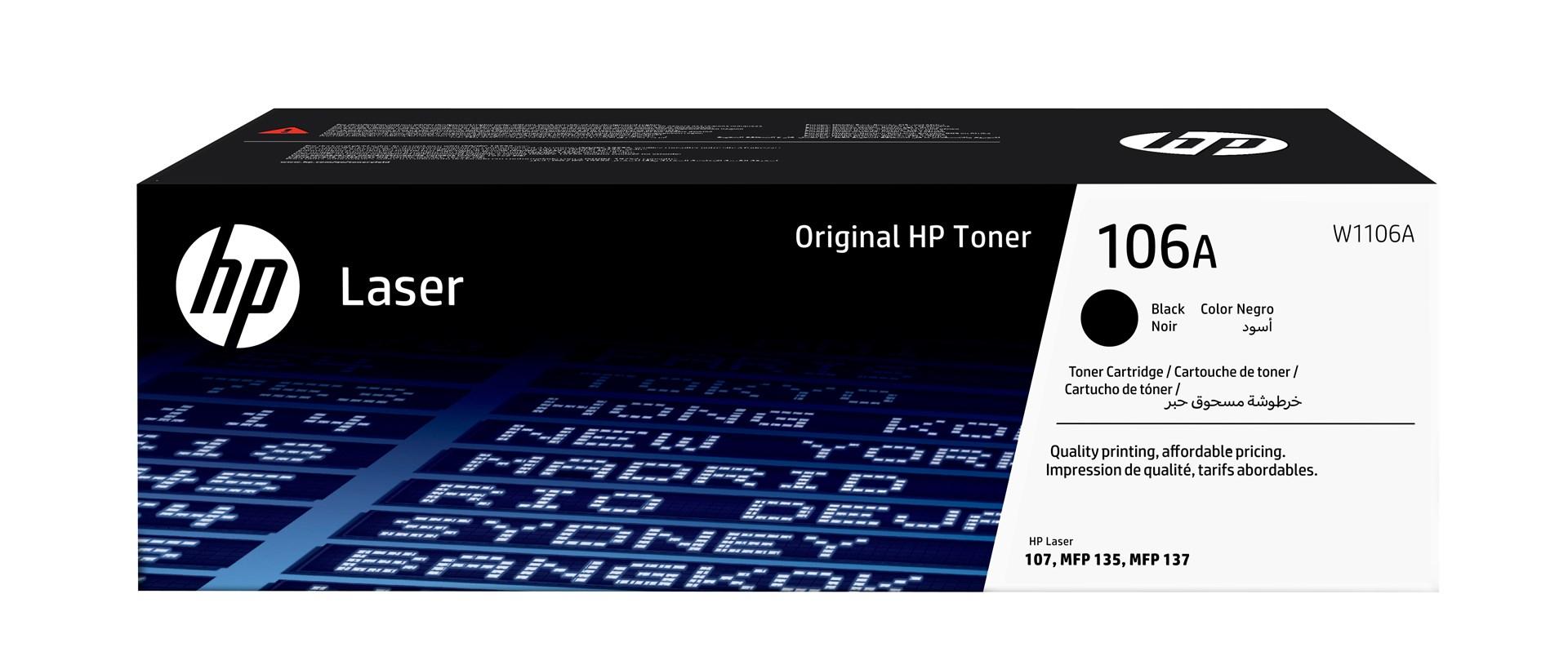 HP 106A sort original lasertoner