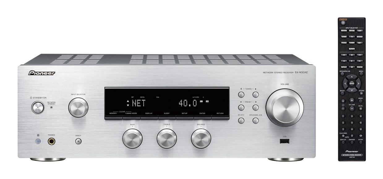 Pioneer SX-N30AE stereo-receiver 2.0 - Sølv billede
