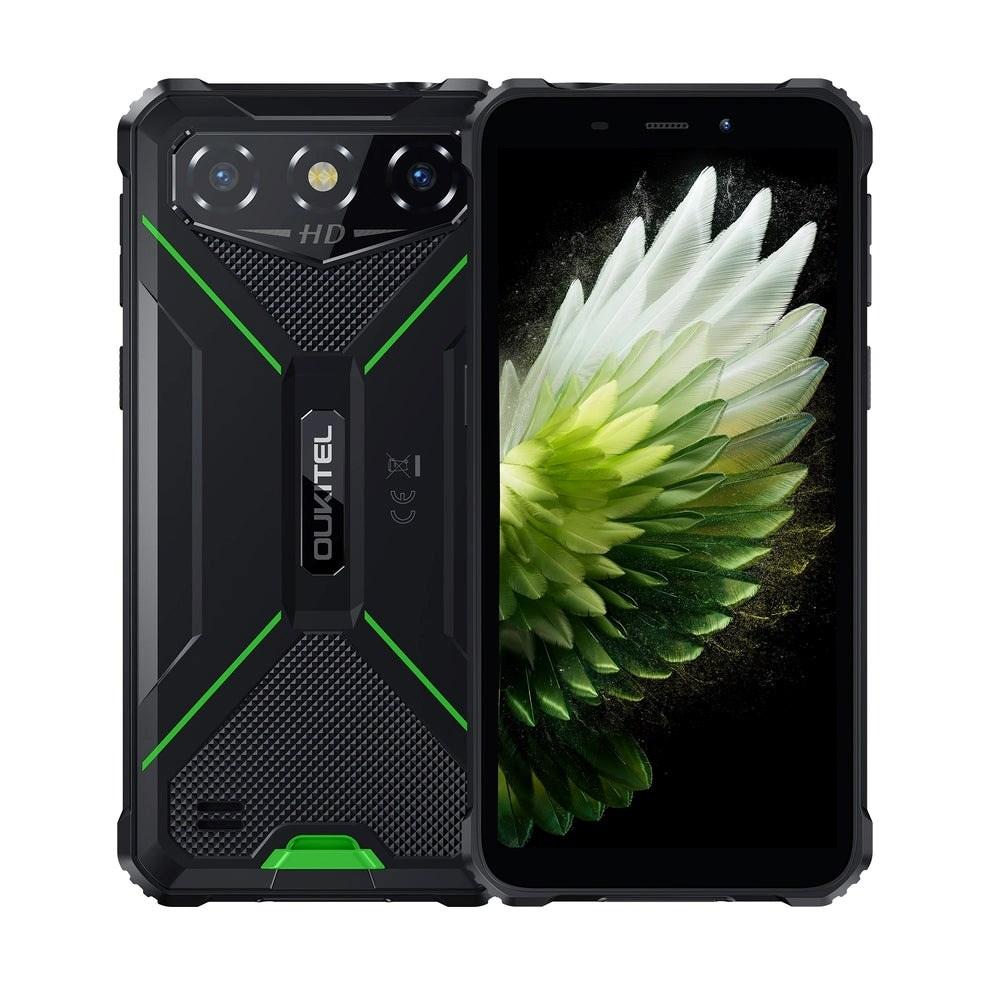 OUKITEL G3 6,0" 4G smartphone - Dual SIM, 4/128 GB, 6.300 mAh - Grøn billede