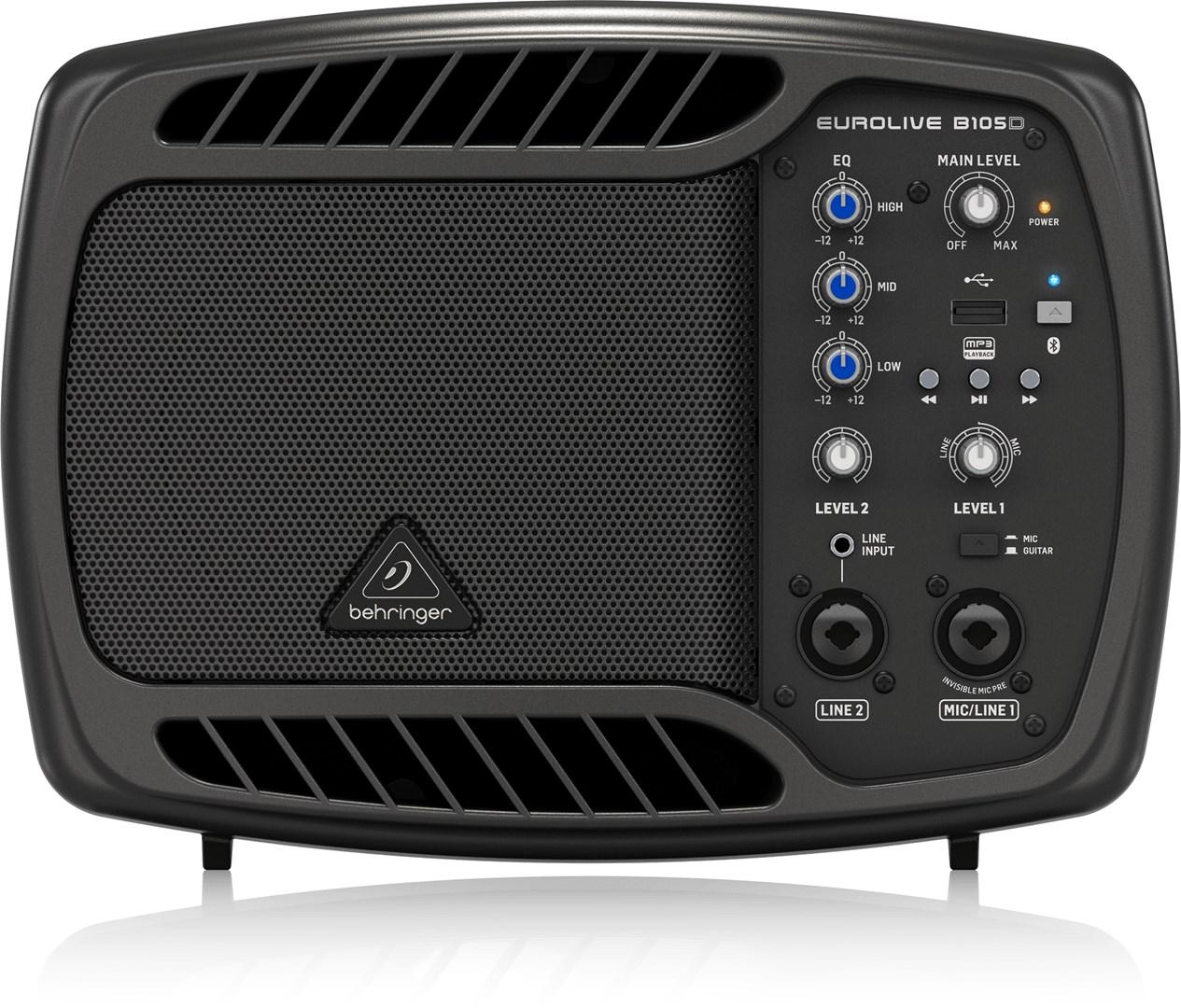 Behringer Eurolive B105D fuldtone højttaler - sort, 50 W, kablet & trådløs billede
