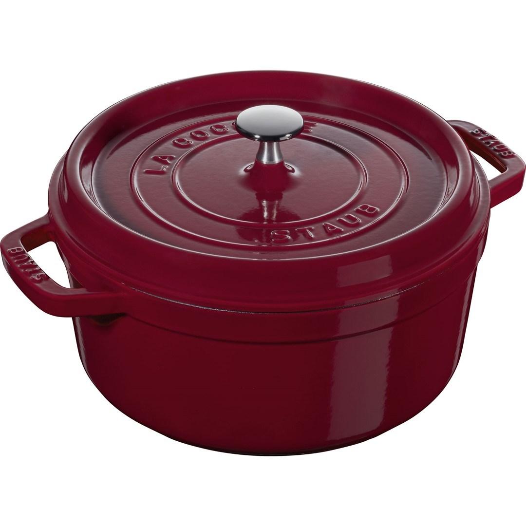 STAUB La Cocotte støbejernsgryde 3,85 l - Bordeaux billede