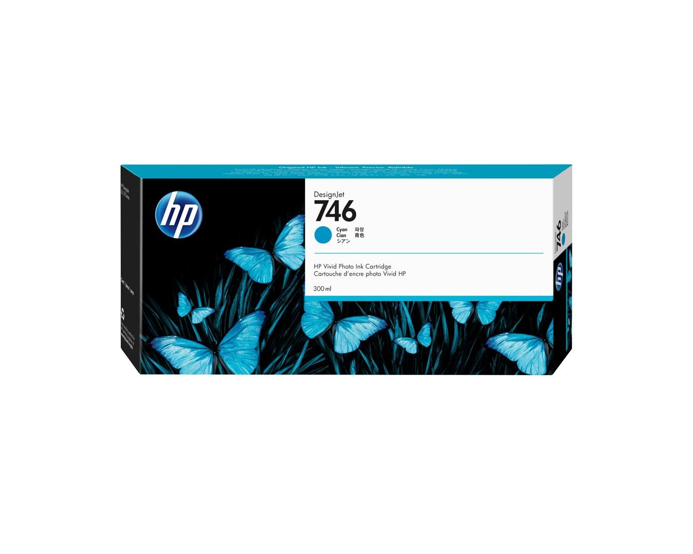 Blækpatron cyan 300 ml - HP DesignJet 746