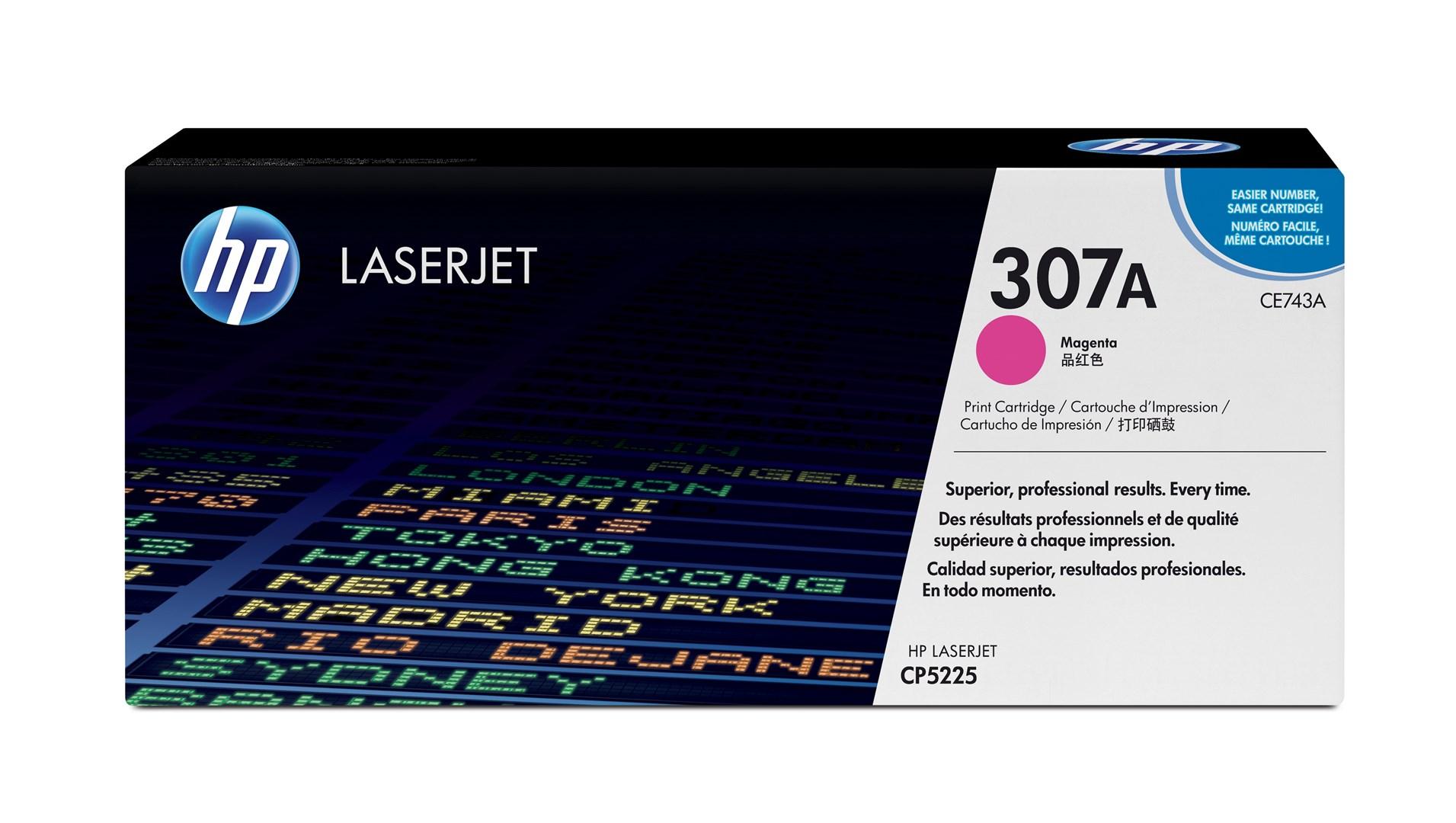HP 307A magenta tonerpatron - original LaserJet