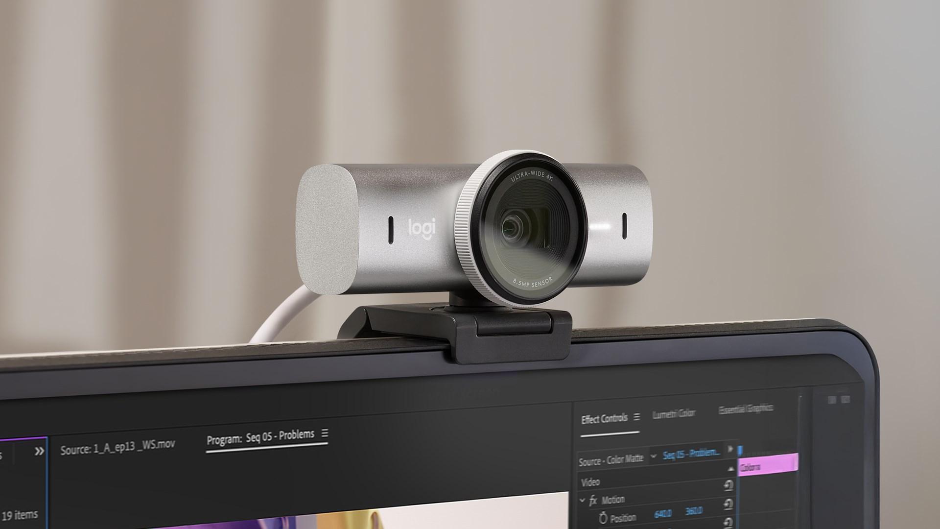 Logitech MX Brio 4K webcam - grå, USB-C