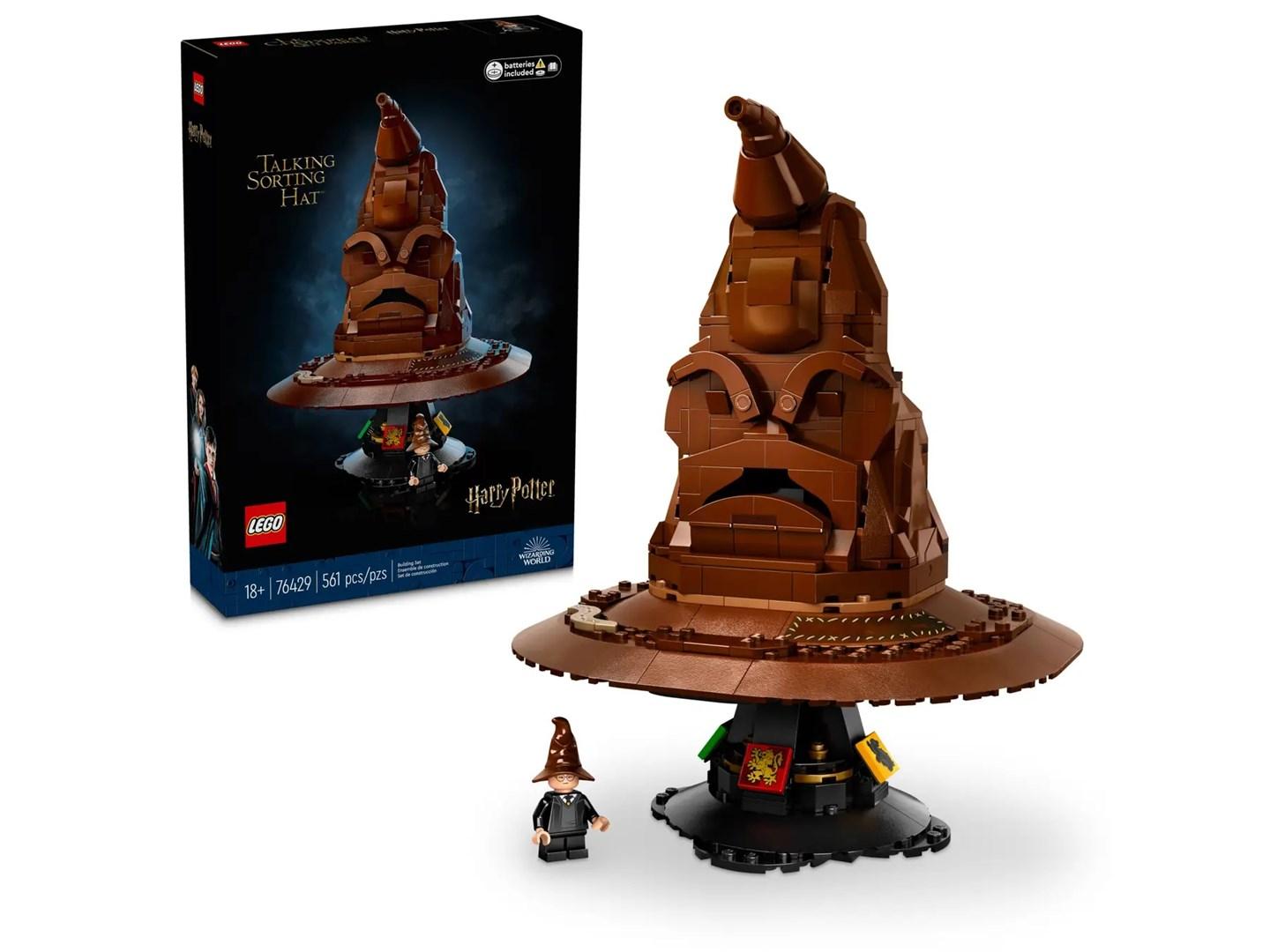 LEGO Harry Potter 76429 Talende Fordelingshat - udstillingssæt til voksne