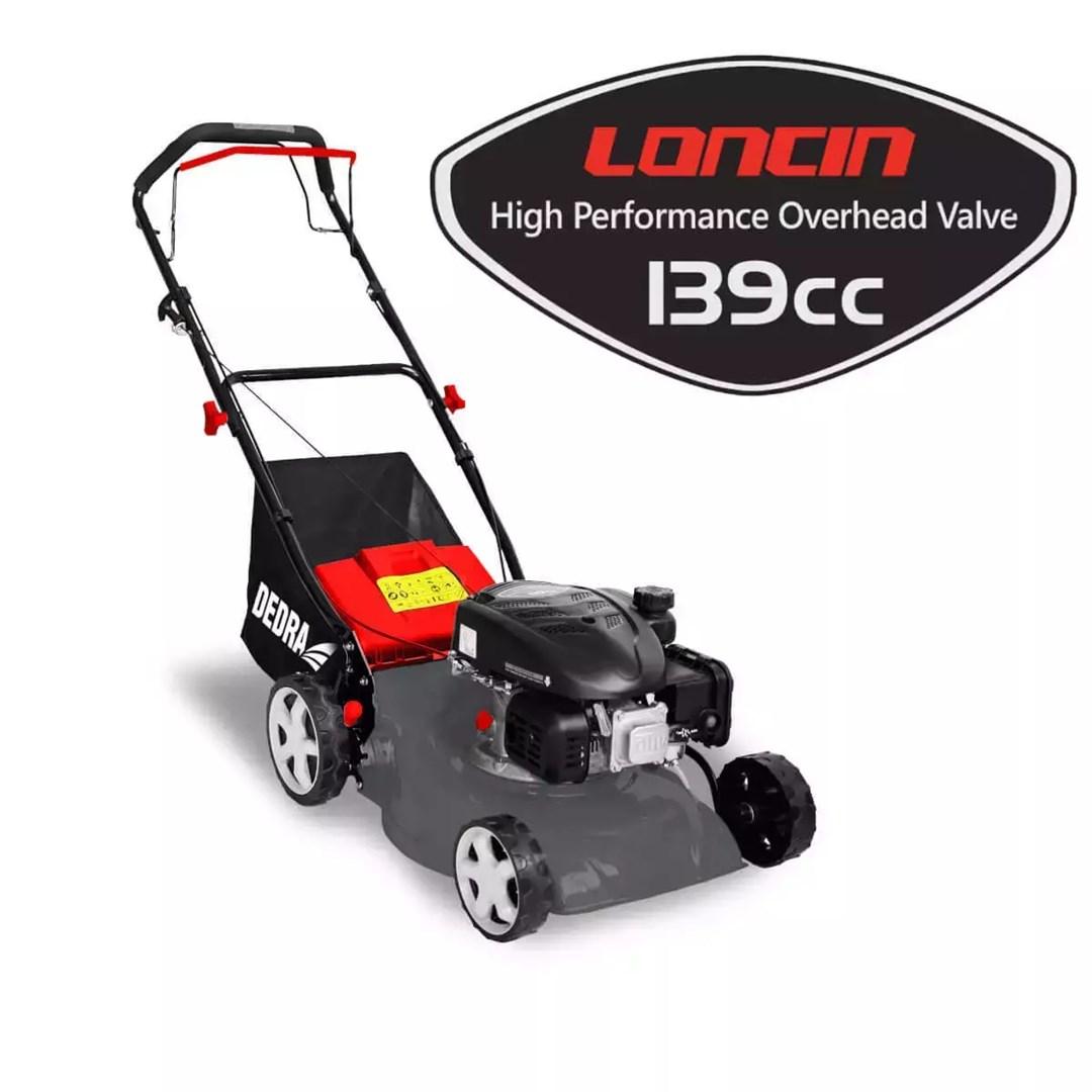 DEDRA DED8720-43L benzindrevet plæneklipper – 43 cm billede