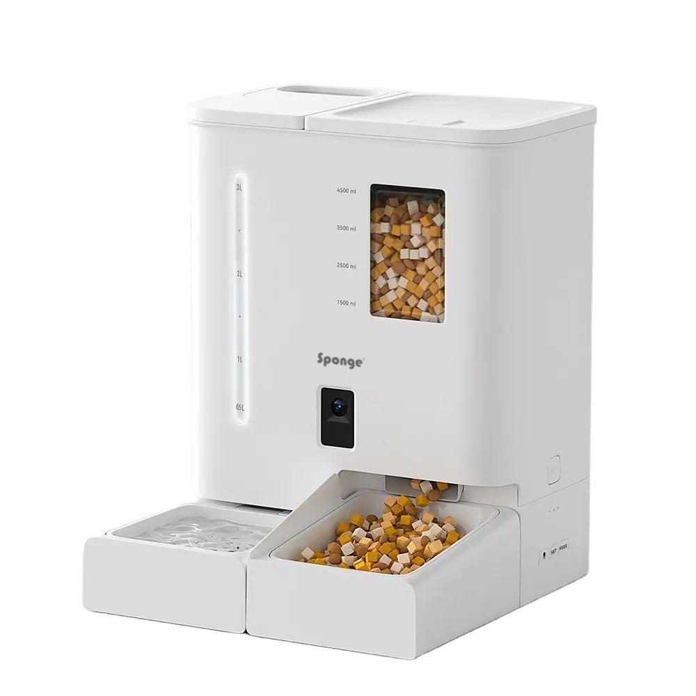 SPONGE Pet Feeder Smart Dual - smart foderautomat til hund/kat, 5 l billede
