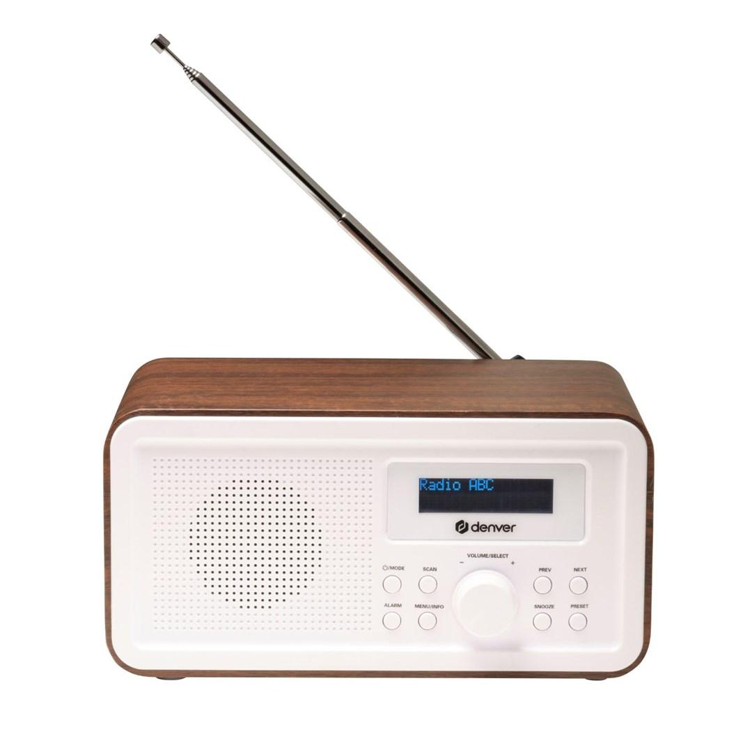 Denver DAB-30DW DAB+/FM radio - mørk træ billede
