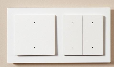 Smart lyskontakt Aqara Light Switch H2 EU - 2 knapper, 1 kanal