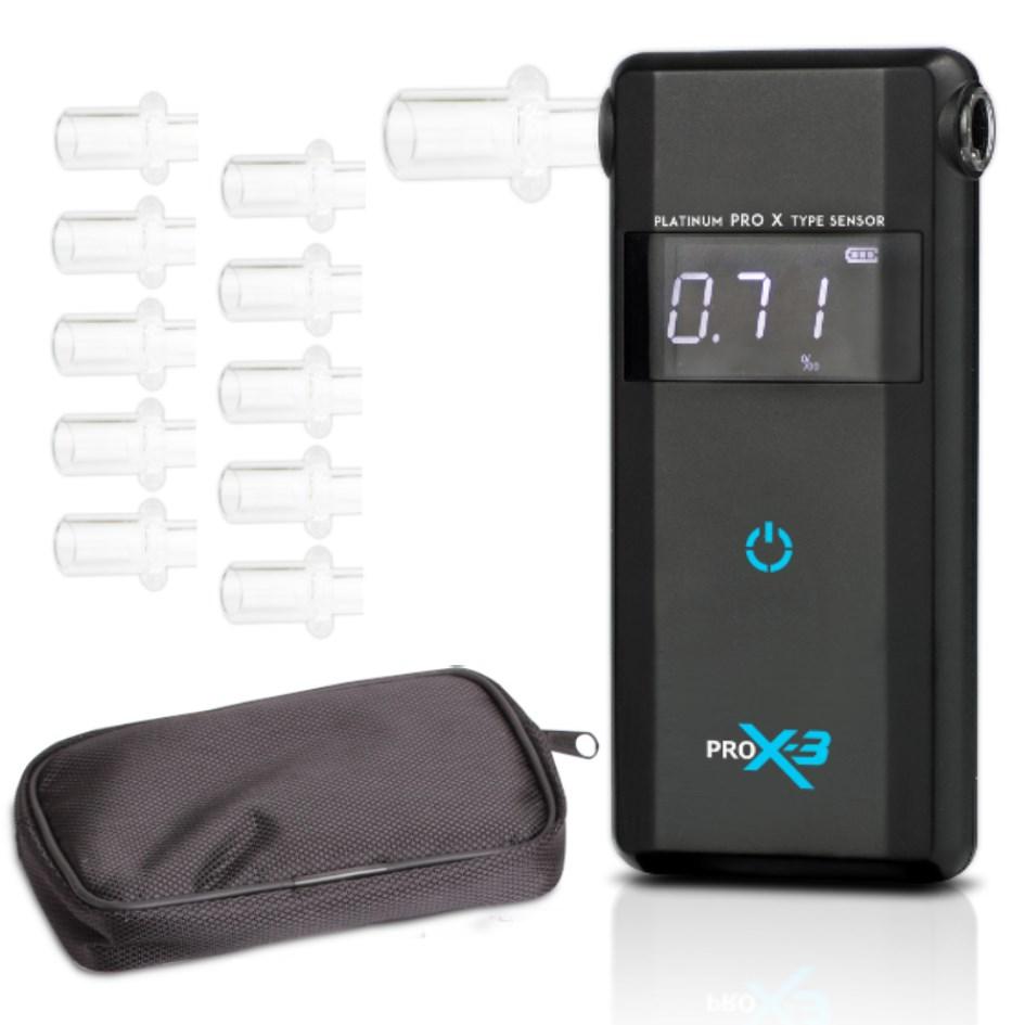 AlcoFind PRO-X-3 alkoholtester med mundstykker - 12 mc kalibrering billede