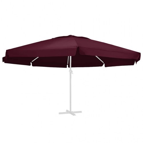Udskiftningsdug til parasol 610 cm - bordeaux
