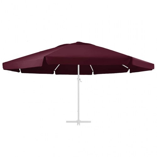 Udskiftningsdug til parasol 610 cm - bordeaux