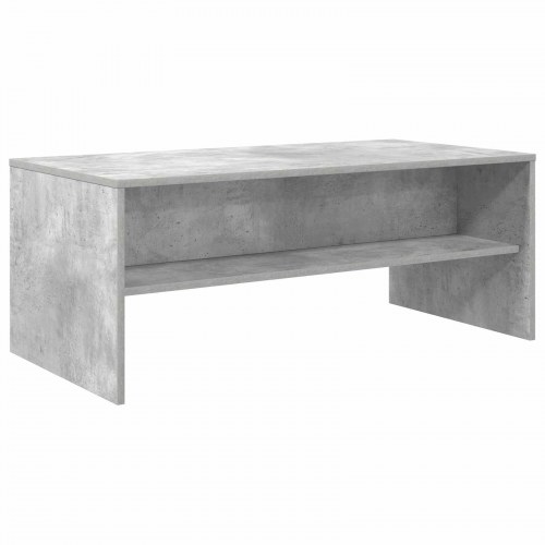 Sofabord i beton grå 100 x 50 x 40 cm - konstrueret træ
