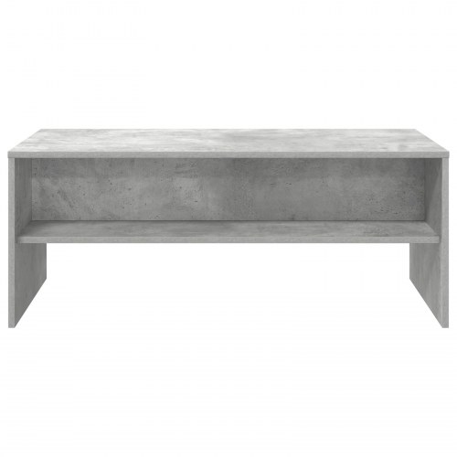 Sofabord i beton grå 100 x 50 x 40 cm - konstrueret træ