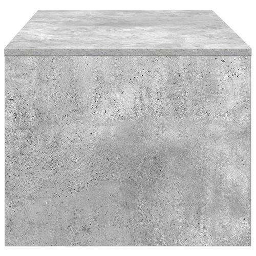 Sofabord i beton grå 100 x 50 x 40 cm - konstrueret træ